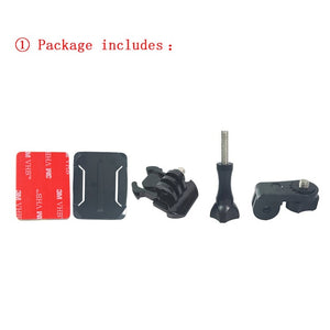 Motorcycle Helmet Mount Curved Adhesive Arm For Xiaomi yi 4K Gopro Hero cam